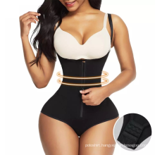 Latest design women firm tummy control waist shaper bodysuit shapewear booty shaper